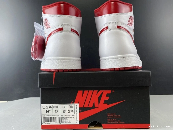 Rep Air Jordan Metallic 1 555088-103 Red (2017) Retro 0701